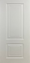 Дверной блок ДГ Модель K-2 СКИН эмалит белый гладкая 2,1х1,0 (2,0х0,9) с коробкой Экошпон