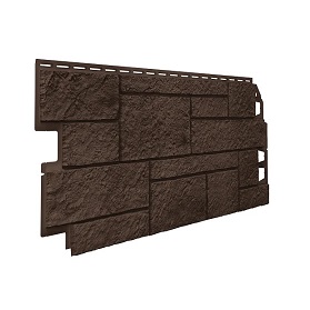 Панель фасадная ТН  ОПТИМА Песчаник (темно-коричневый) 1,0х0,42м