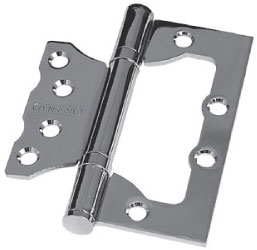 Петля накладная 100х75х2,5 2ВВ РС хром ARSENAL без врезки 