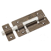 Засов накладной Секрет Киров ЗД-01 круглый бронза 