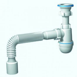 Сифон Ани 1 1/2"х40 с гибкой трубой 40х50* С0110