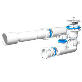 Сифон Ани д/ванны с вып.и переливом регулир.1 1/2" Е250