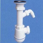 Сифон Ани Грот 1 1/2"х40 с отводом д/стир.машины А1000