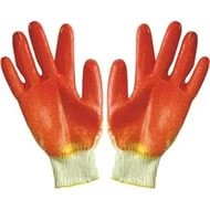 Перчатки с двойным латексным покрытием ЛЮКС (желт.-кр.)