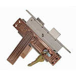 замок Врезной 0823/60-С-АС AVERS англиийский сувальдный, прямоуг. цилиндр, вертушка, 5 ключей,медь !