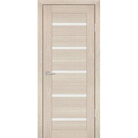 Дверной блок ДО Модель 5С Беленый дуб 2,1х0,8 (2,0х0,7) с коробкой ЭкоШпон 