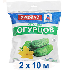 Сетка шпалерная для огурцов 2х10м (лесной зеленый)