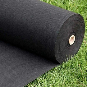 Укрывной материал АгроСпанбонд+  Мульча (пл.100 гр/м2) 3,2м (100 м.п.) черный 