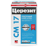 Клей   плиточный для любых видов плитки, 25кг, СМ 17