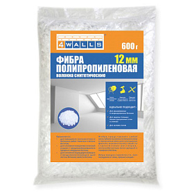 Фибра полипропиленовая 12мм, 600гр