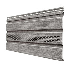 Планка софит Береза частично перфорированная ТН Фактур, 3м