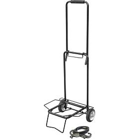 Тележка ВХ-15ZP-2 черная, пластик. колеса (15кг)