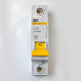 Выключатель автоматический 1полюс. С 16А/ВА 47-29 4.5кА ИЭК