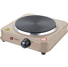 Плита эл. "ENERGY" EN-901Е 1,0кВт/220 (чугун) одноконфор. бежевая