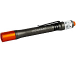 Фонарь ручной на батарейках MAXPILER MPF-01 (130/40 Лм, LED, 2хААА, 2 реж, 5-10ч, клипса, фокус.)