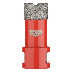 Коронка алмазная по керамограниту P.I.T. AMAS18-0022 (22 мм, M14, сухое/мокрое св., вакуум. пайка)		