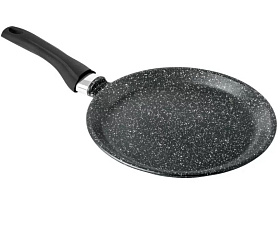 Блинница алюминий, 22 см, антиприг, Горница, Гранит, б221аг, бакелит ручка