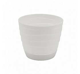 Горшок для цветов 3,7л  Бриз (белый)