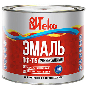 Эмаль бирюзовая ПФ 115 ВИТЕКО  2,6 кг.