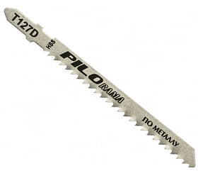 Набор пилок д/эл. лобзика Т127D HSS 100х75мм 8з/д (цв.мет., мяг. ст.,пласт. h=4-20мм) (2шт) Pilorama