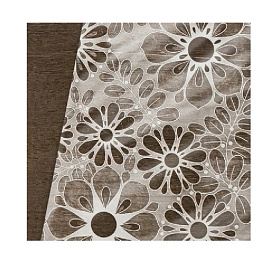 Клеенка столовая 1,32х25м. ПВХ 008-1 Ромашка 6874-008-1