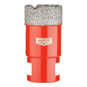 Коронка алмазная по керамограниту P.I.T. AMAS18-0030 (30 мм, M14, сухое/мокрое св., вакуум. пайка)		