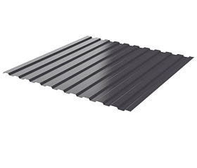 Профнастил С 8 1200(1150)х2000 мм. серый графит RAL7024