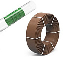 Капельная трубка коричневая стенка 1,2мм, труба-@16 капельница 2л/ч через 30см-200м/бух