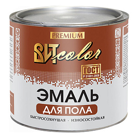 Эмаль д/пола золотисто-кор. быстросохнущая ВИТ color   1,9 кг.