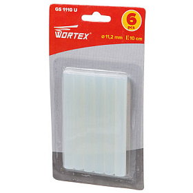 Стержни клеевые WORTEX универс.11,2х100мм (6шт)