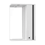 Шкаф с зеркалом "Флокс 550" 816х550х200мм свет