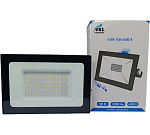 Прожектор LED 100W SMD VLF8-100-6500-В 12000Lm 220V IP65 черный (223х167х33) VKL electric