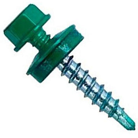 Саморез д/мет.черепицы 4,8х70мм (100шт) т-зеленый RAL6005