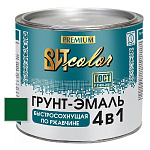 Грунт-эмаль  по ржавчине зеленая быстросохнущая ВИТ color/ВИТ колор  1,8 кг.