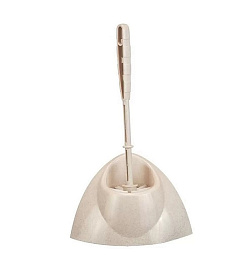 Ерш для туалета Idea, Блеск, напол, уголок, полипроп, беж мрамор, М 5012