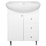 Тумба с мойкой "Эрика 61" 820х590х295мм (3 ящика) !
