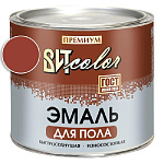 Эмаль д/пола красно-кор. быстросохнущая ВИТ color/ВИТ колор   1,9 кг.