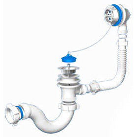 Сифон Ани д/ванны с вып.и переливом 1 1/2" Е150