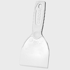 Шпатель для деликат. работ 80мм DECOR пластик