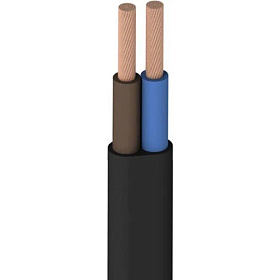 Провод ШВВП 2*0,5 (100м) черный