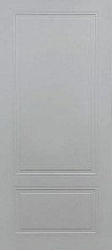 Дверной блок ДГ Алиот Серый 2,1х1,0 (2,0х0,9) ПВХ с коробкой