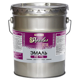 Эмаль белая ПФ 115 ГОСТ ВИТ color/ВИТ колор 20 кг.