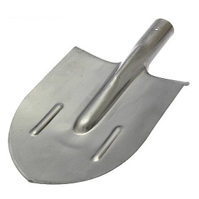 Лопата штыковая с ребрами жесткости остроконечная  ЛКО (НЕРЖ) S=2 мм 