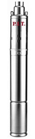 Насос скважинный PSW550-T (550Вт, напор 80м, произв-ть 23л/мин, нерж., терм. защ., винтовой)