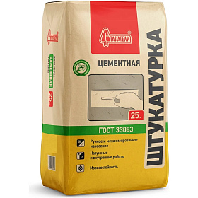Штукатурка СТАРАТЕЛИ цементная, 25 кг