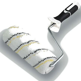 Валик микрофибра 180мм, d42мм, ворс 9мм с 2К ручкой 8мм