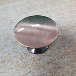 Ручка-кнопка мебельная KL-49 AC (медь)