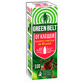 Концентрат от клещей для защиты участка GREEN BELT (фл. 100мл)