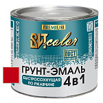Грунт-эмаль  по ржавчине красная быстросохнущая ВИТ color/ВИТ колор  2,5 кг.