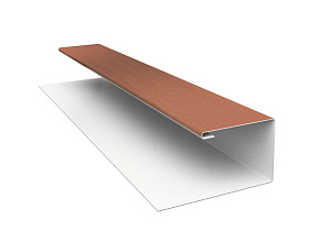 Планка финишная 2м зеленый мох RAL6005